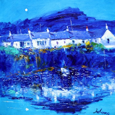Light Evening Rain Flooded Quarry Easdale 24x24 Light Evening Rain Flooded Quarry Easdale 24x24